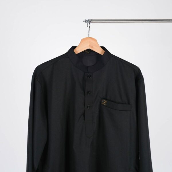 Kurta Collar hitam galeri muslim